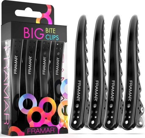 Framar Big Bite Clips Black 4db (SKU91021) főképe